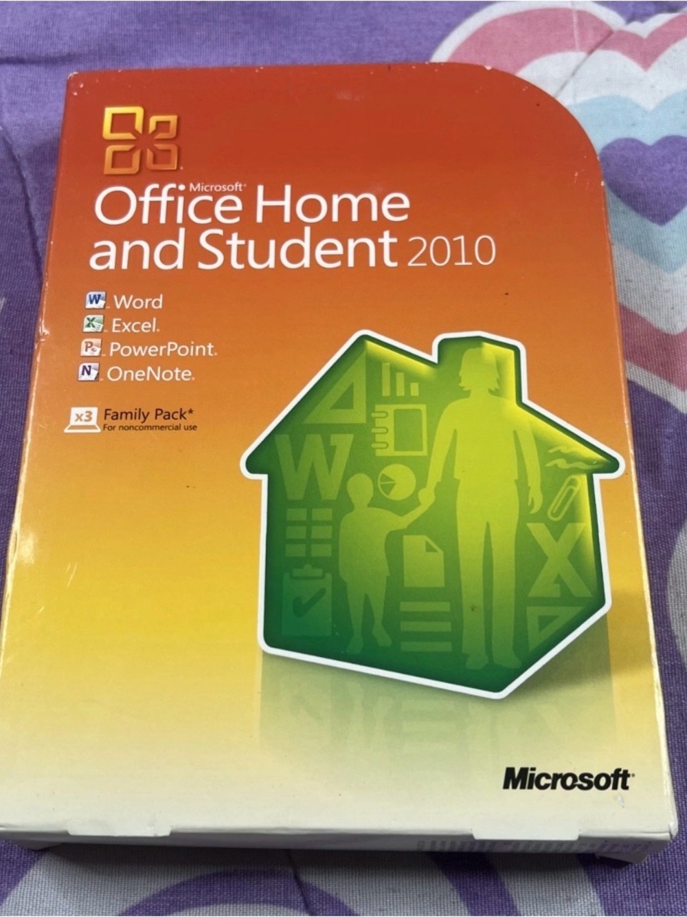 Microsoft Office Home and Student 2010 - Orange/Green 3x pc’s